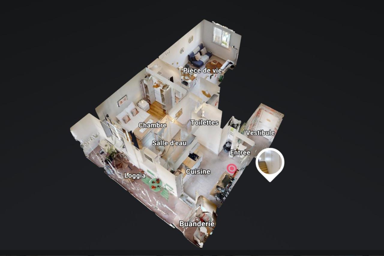 科洛米耶Expat Renting - Le Boheme Zen - Proche Airbus公寓 外观 照片